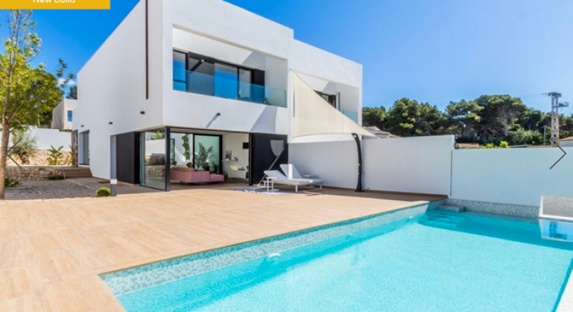 Newly built modern villa near Moraira, Platgetes